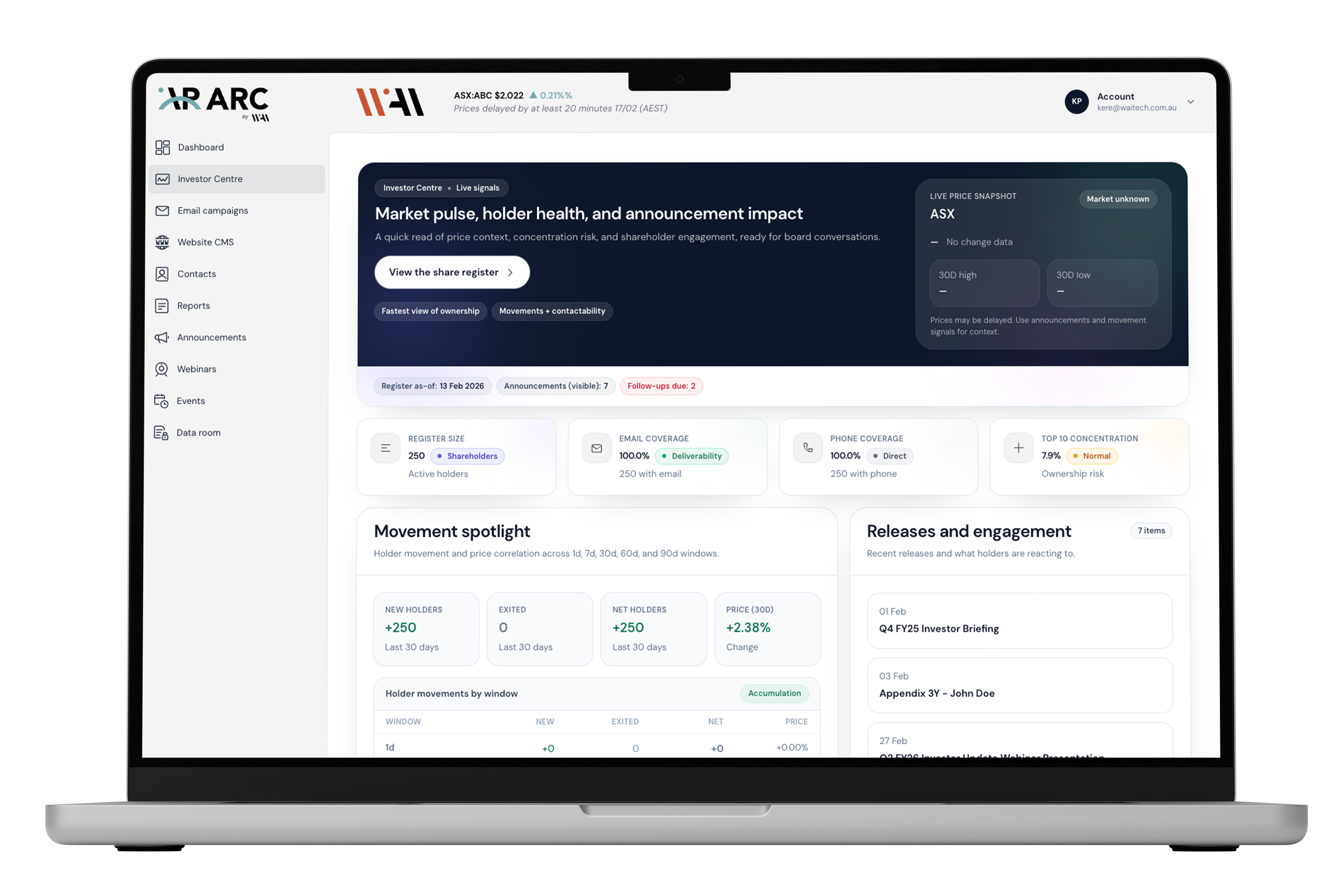 ARC desktop product preview